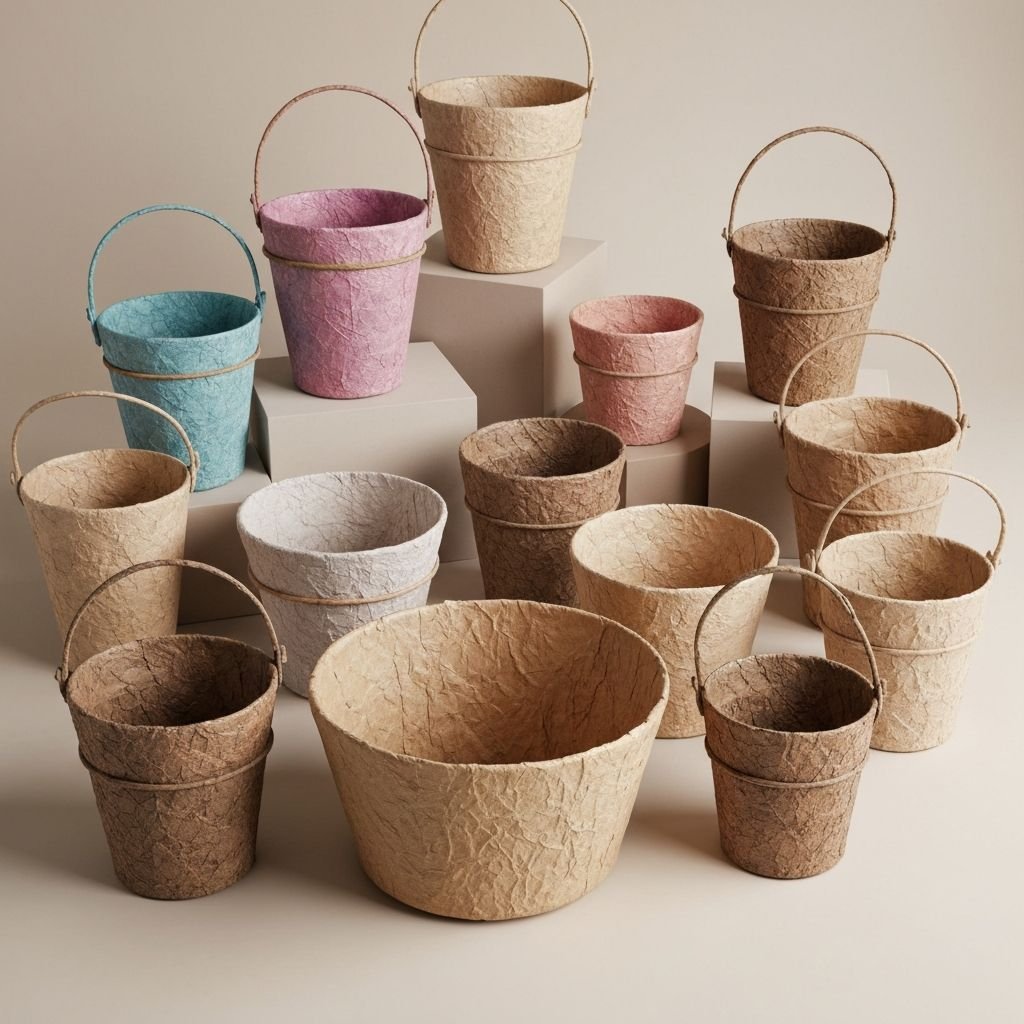 Paper Buckets & Containers