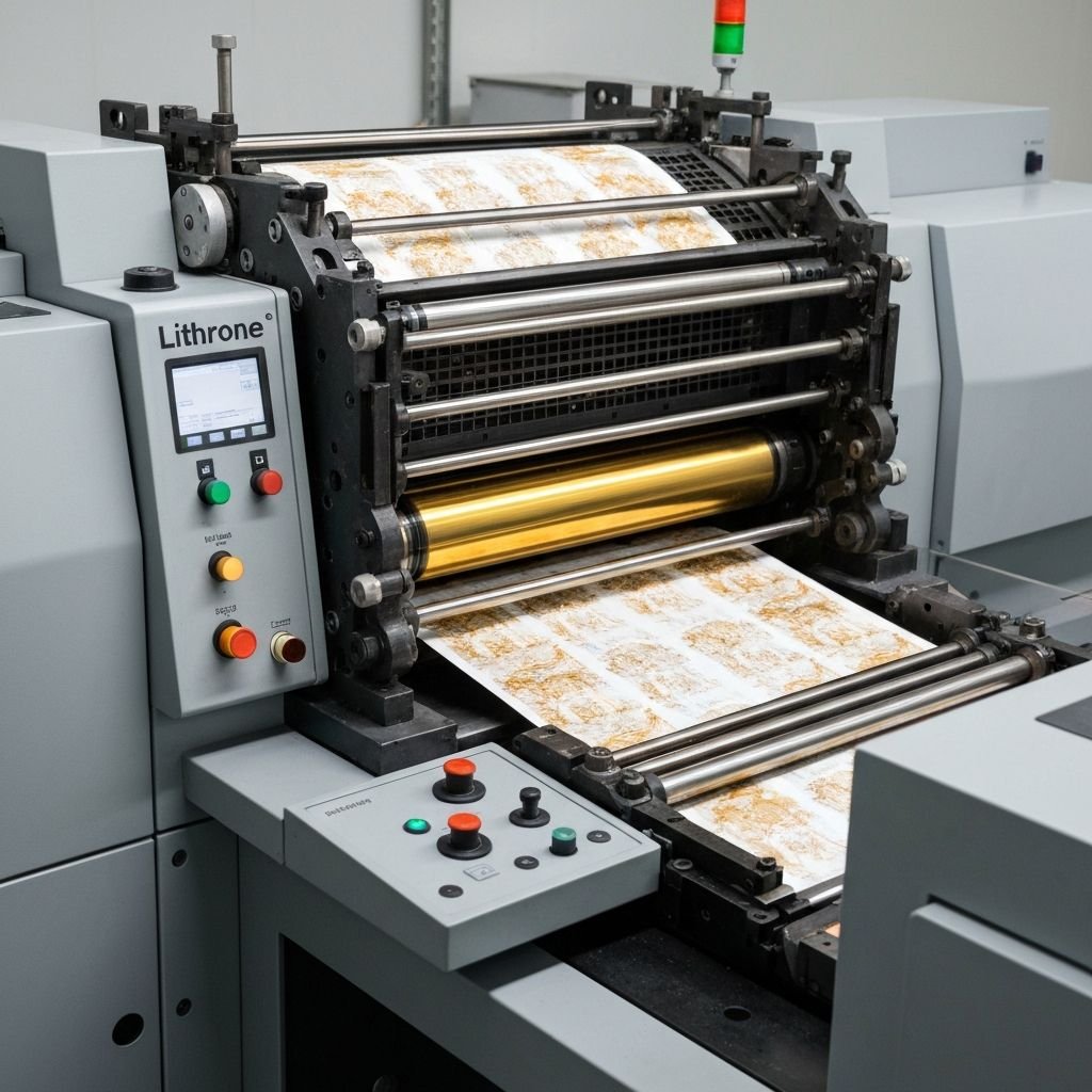 Lithrone 5-Color Printing Machine with Gold Foiling