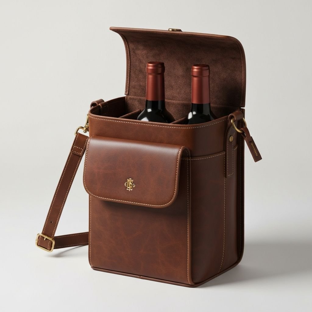 Double Wine Bottle Bag