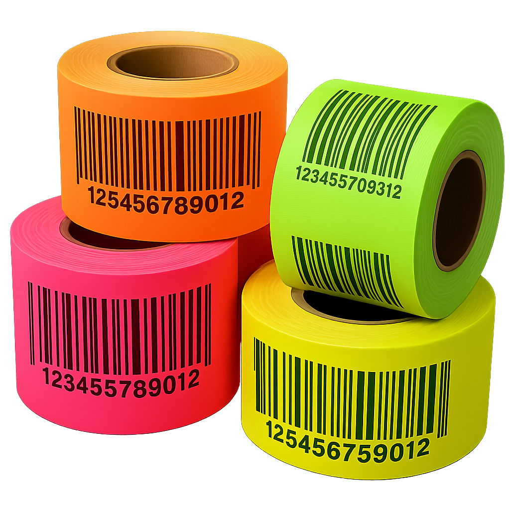 Fluorescent Thermal Labels (High-Visibility)