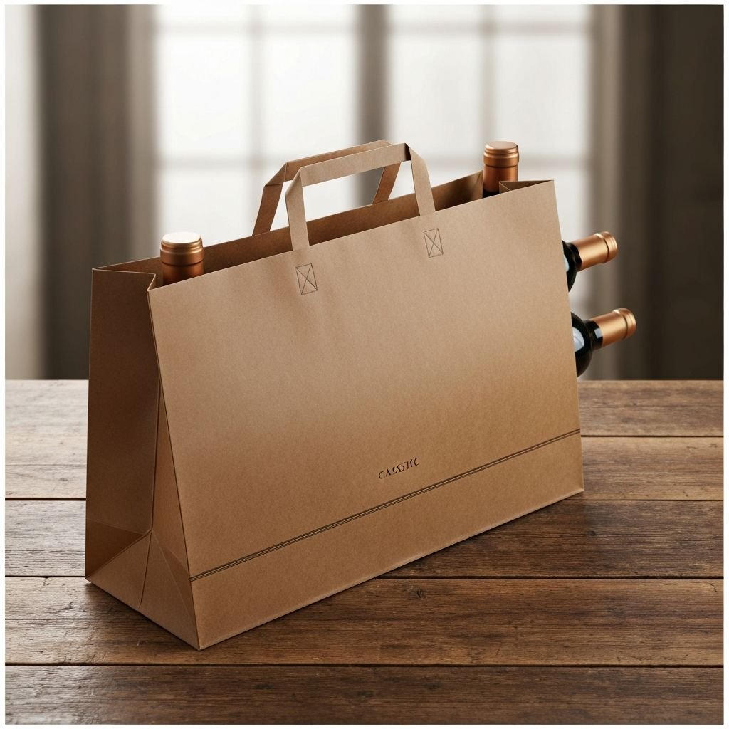 Kraft Wine Bag